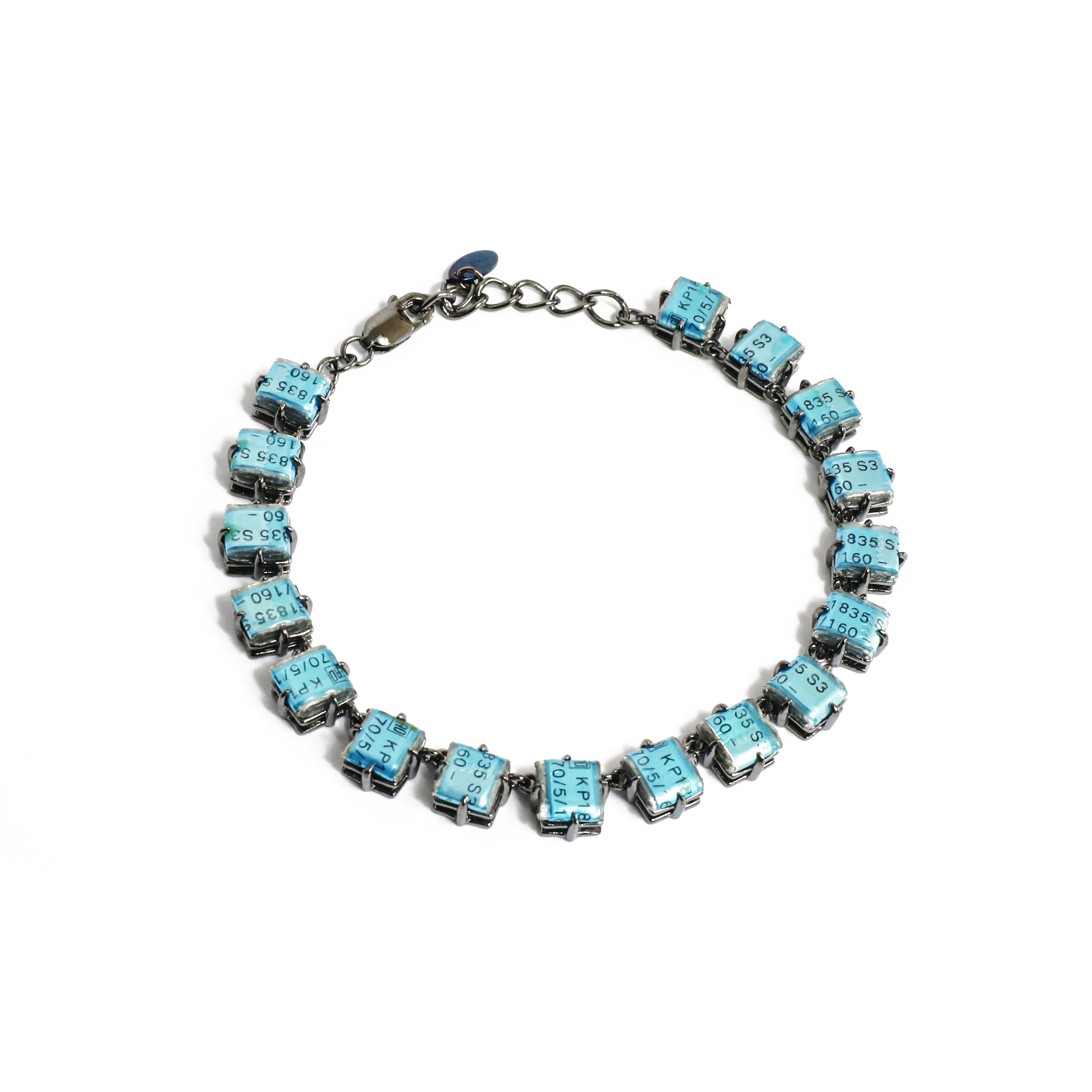 Whisper Blur Bracelet in Recycled Silver & E-Waste